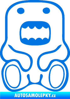 Samolepka Domo 006 sedí modrá oceán