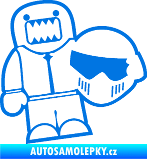Samolepka Domo 015 levá  Stig modrá oceán
