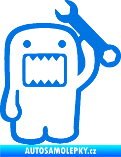 Samolepka Domo 022 pravá mechanik modrá oceán