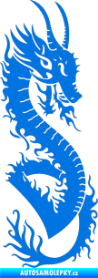 Samolepka Dragon 003 pravá modrá oceán