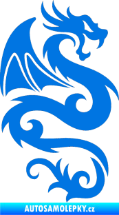 Samolepka Dragon 005 pravá modrá oceán