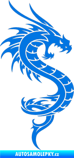 Samolepka Dragon 014 pravá modrá oceán
