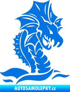 Samolepka Dragon 040 pravá modrá oceán