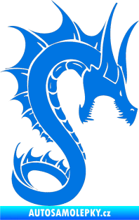 Samolepka Dragon 041 pravá modrá oceán