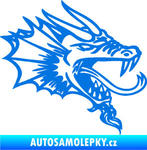 Samolepka Dragon 046 pravá modrá oceán