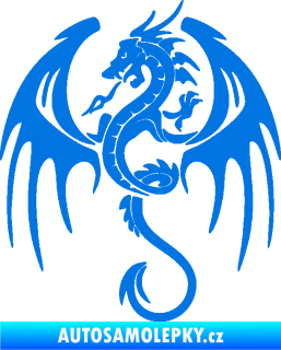 Samolepka Dragon 053 levá modrá oceán