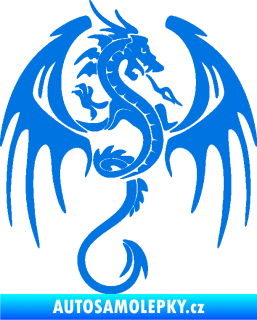 Samolepka Dragon 053 pravá modrá oceán