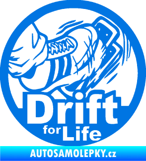 Samolepka Drift for life modrá oceán