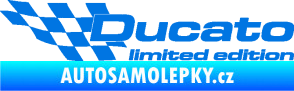 Samolepka Ducato limited edition levá modrá oceán