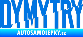 Samolepka Dymytry 001 modrá oceán