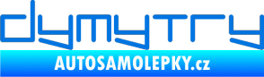 Samolepka Dymytry 002 modrá oceán