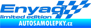 Samolepka Enyaq limited edition pravá modrá oceán