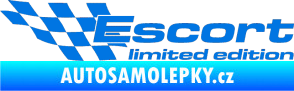 Samolepka Escort limited edition levá modrá oceán