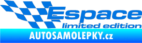 Samolepka Espace limited edition levá modrá oceán