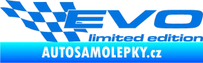 Samolepka Evo limited edition levá modrá oceán