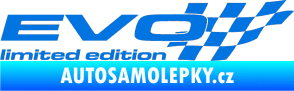 Samolepka Evo limited edition pravá modrá oceán