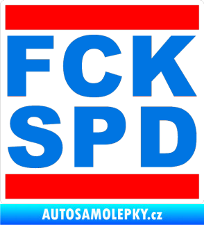 Samolepka FCK SPD modrá oceán