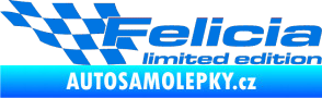 Samolepka Felicia limited edition levá modrá oceán