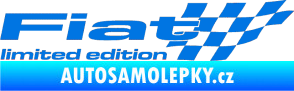 Samolepka Fiat limited edition pravá modrá oceán