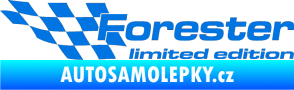 Samolepka Forester limited edition levá modrá oceán