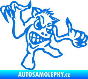 Samolepka Formelák pravá modrá oceán
