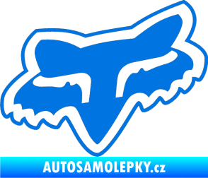 Samolepka Fox 003 modrá oceán