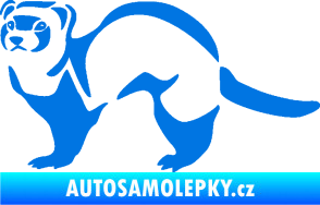 Samolepka Fretka 002 levá modrá oceán