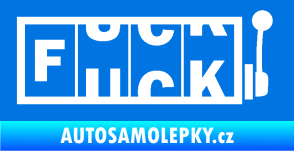 Samolepka Fuck kasino modrá oceán