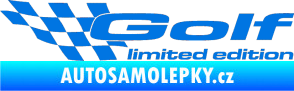 Samolepka Golf limited edition levá modrá oceán