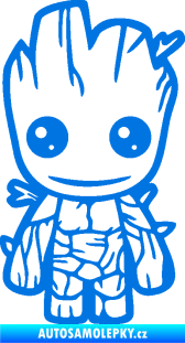 Samolepka Groot 002 levá baby modrá oceán
