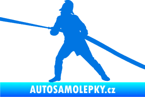 Samolepka Hasič 009 levá modrá oceán