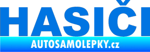 Samolepka HASIČI modrá oceán