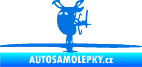 Samolepka Helikoptéra model 001 levá modrá oceán