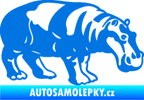 Samolepka Hroch 003 pravá modrá oceán