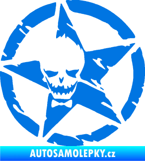 Samolepka Hvězda army 007 levá joker modrá oceán
