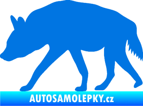 Samolepka Hyena 001 levá modrá oceán