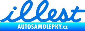 Samolepka Illest 001 modrá oceán