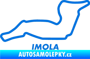 Samolepka Okruh Imola modrá oceán