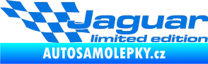 Samolepka Jaguar limited edition levá modrá oceán