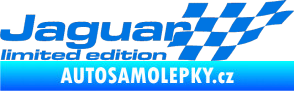 Samolepka Jaguar limited edition pravá modrá oceán