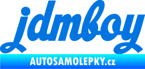 Samolepka Jdm boy nápis modrá oceán
