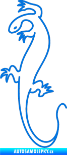 Samolepka Ještěrka 005 levá modrá oceán