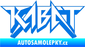 Samolepka Kabát 002 modrá oceán