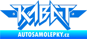 Samolepka Kabát 003 modrá oceán