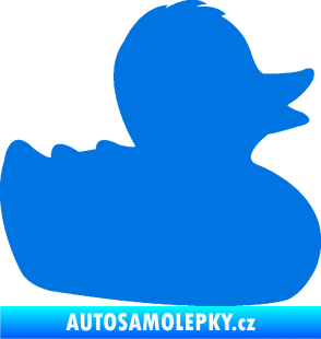 Samolepka Kachnička 001 pravá modrá oceán