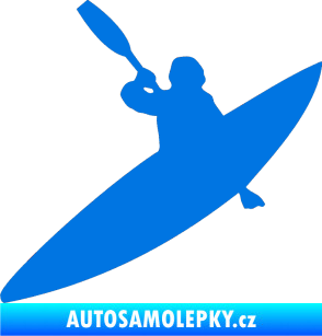 Samolepka Kanoista 001 levá modrá oceán