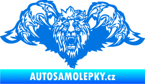 Samolepka Kapota 041 lev modrá oceán