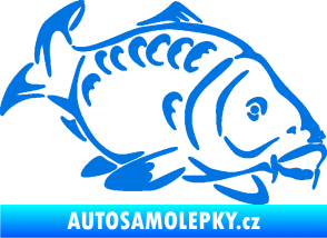 Samolepka Kapr 006 pravá modrá oceán