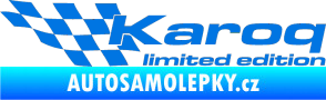 Samolepka Karoq limited edition levá modrá oceán