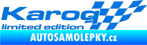 Samolepka Karoq limited edition pravá modrá oceán
